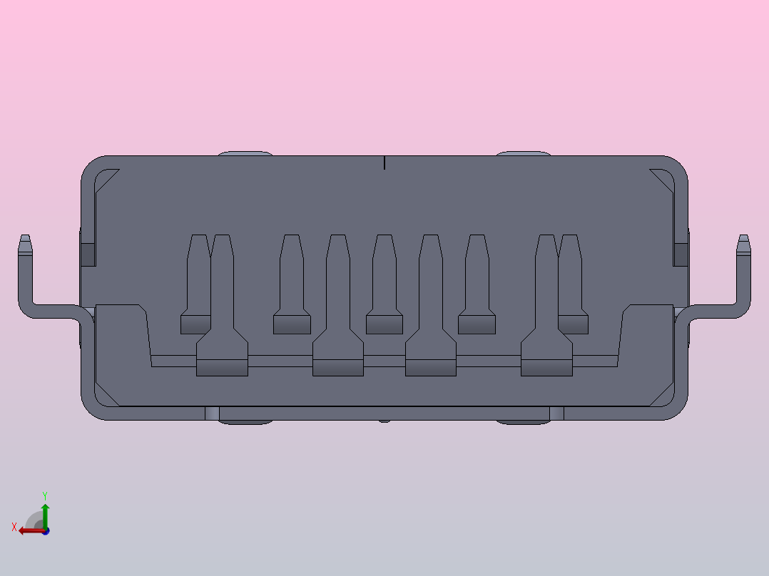 Standard-J接口，插口，卡槽，网络插口后视图