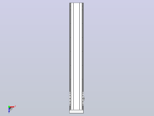 日规模组半封闭丝杆TPA-HNR-202D-2510C-L1200-MP-Y-P75-N3俯视缩略图