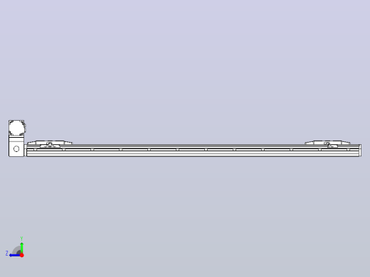 皮带直线轴双滑块型TPA-GCBS-150-P80-L600-LU-M75-N3右视缩略图