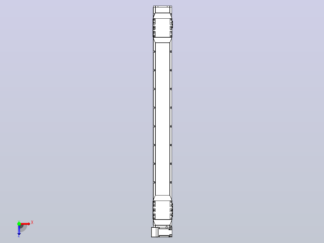 皮带直线轴双滑块型TPA-GCBS-150-P80-L600-LU-M75-N3俯视图