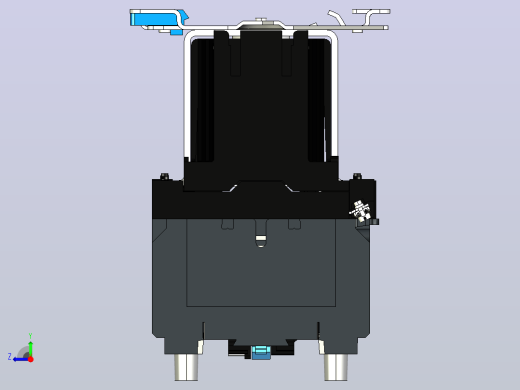 NC1-4008Z～6508Z 4P交流接触器三维模型202204右视缩略图