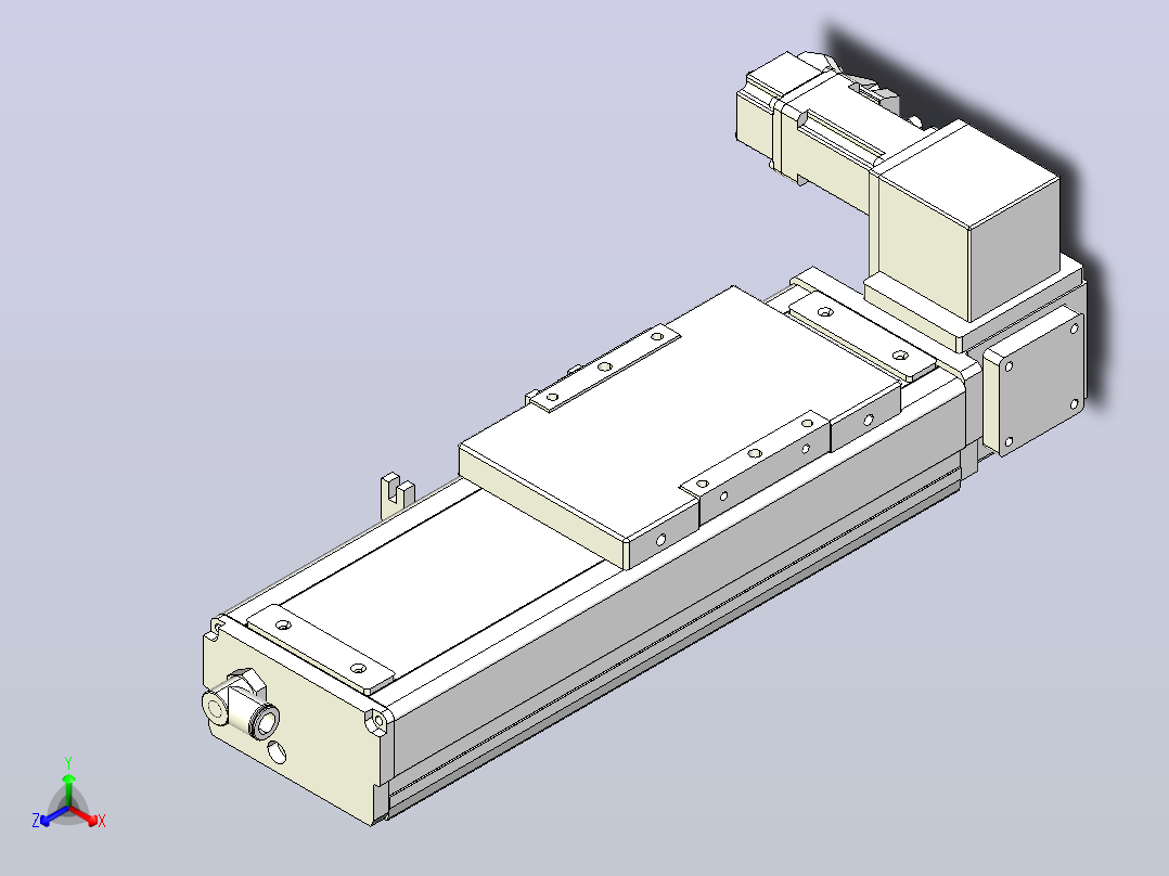 直线导轨KCB10-L32-100-LU-100W-C4.STEP主视图