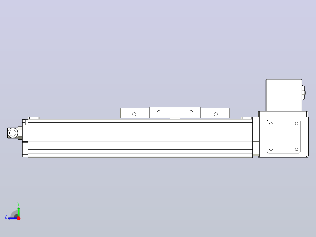 直线导轨KCB10-L32-100-LU-100W-C4.STEP右视图