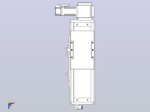 直线导轨KCB10-L32-100-LU-100W-C4.STEP俯视缩略图