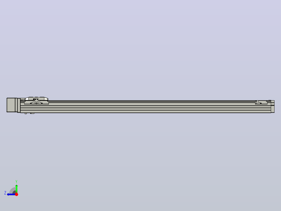 滚珠丝杠直线轴内置导轨TPA-GCR-65-1610C-L950-MR-M40-N3右视图