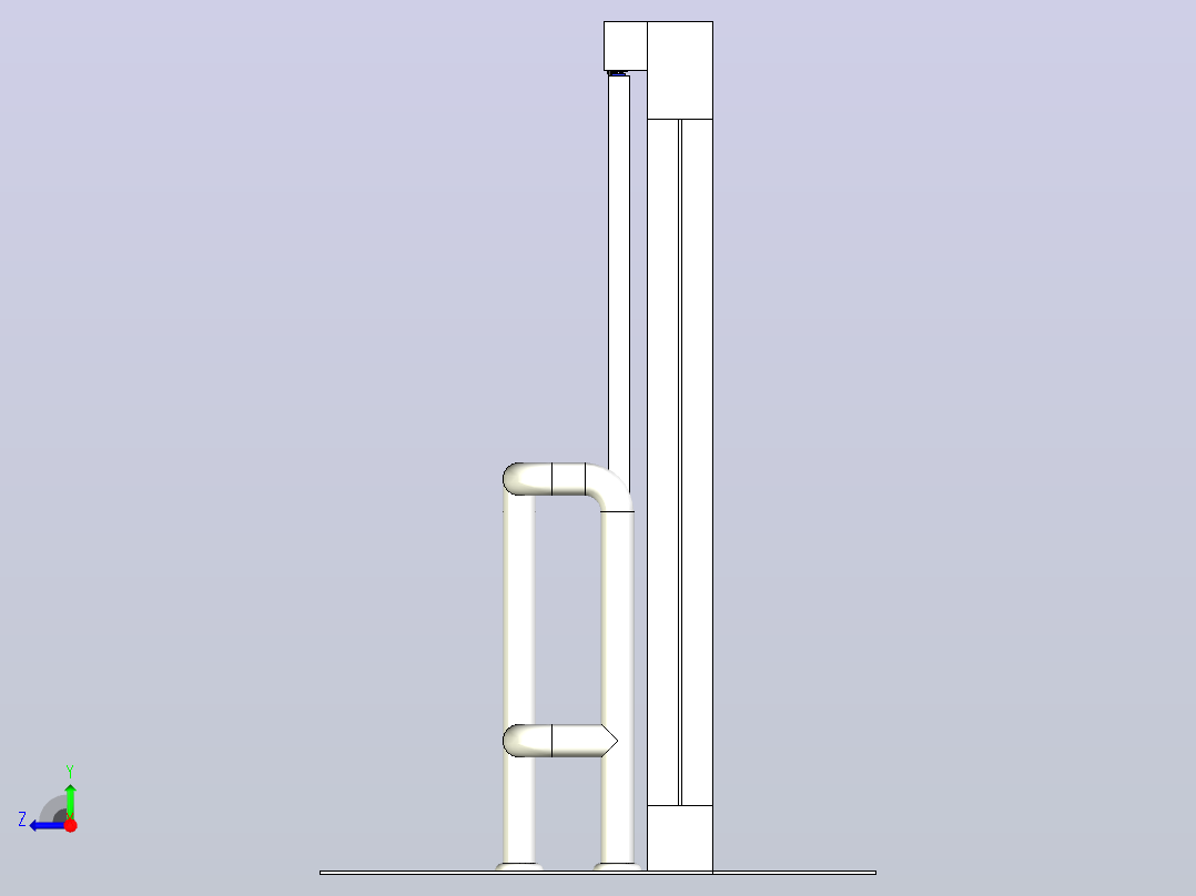 自动门，移门右视图