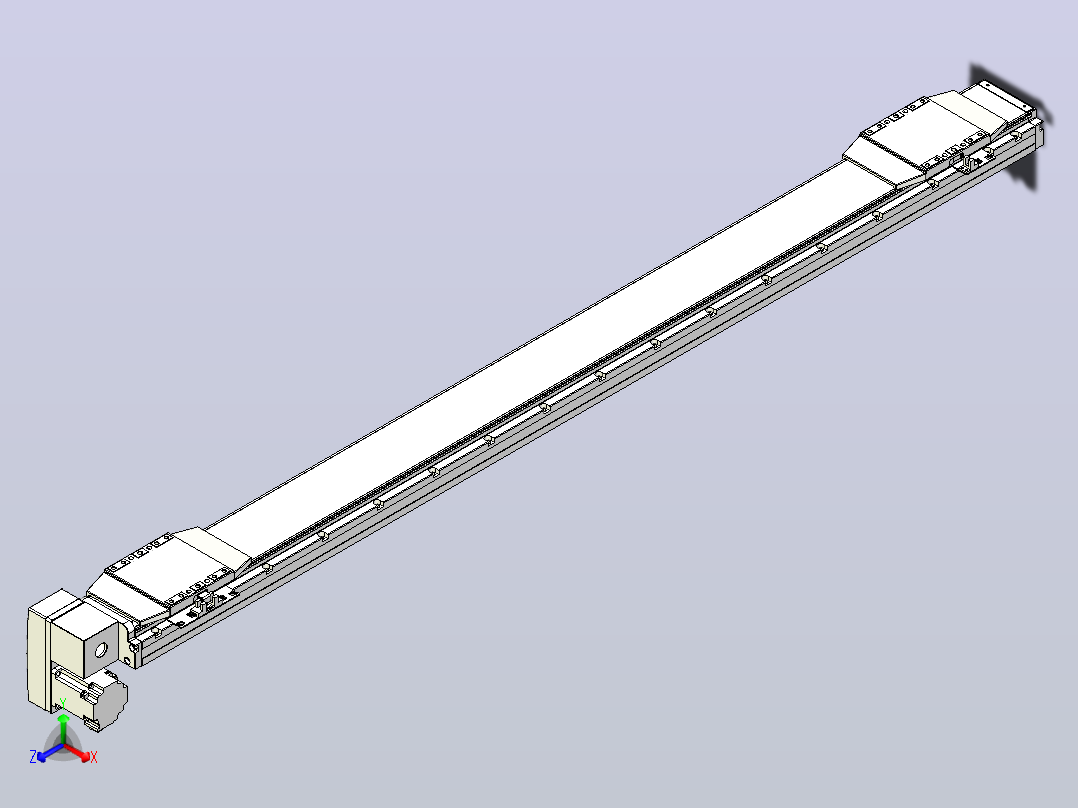皮带直线轴双滑块型TPA-GCBS-120-P70-L575-LP-M20-N3主视图