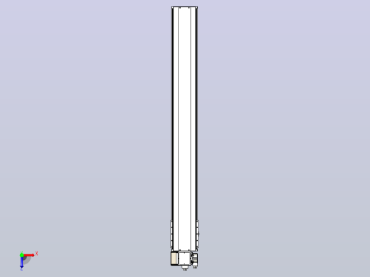 皮带直线轴半封闭可选导轨TPA-HNB-220D-176-L1650-LP-Y-P1K-N3俯视缩略图