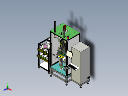 减震器组装设备3D图纸模型