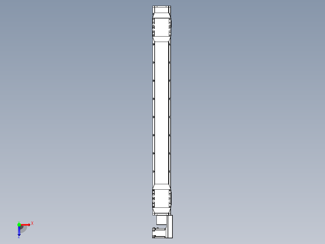 皮带直线轴双滑块型TPA-GCBS-150-P80-L575-QR-M75-N3俯视图
