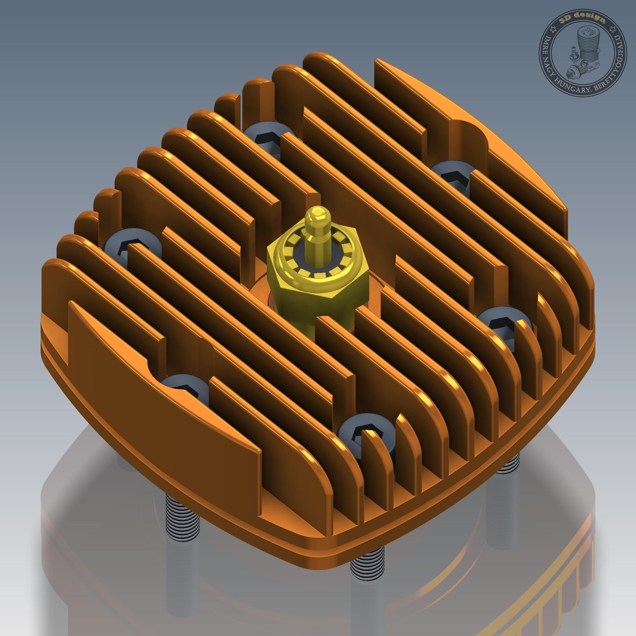 RC发动机OS MAX 46 FX气缸盖