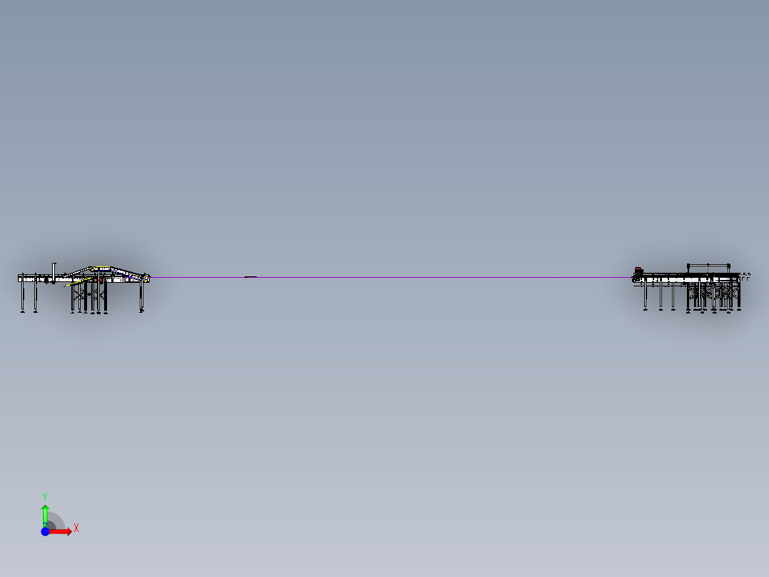 滚筒流水线(STP)前视图