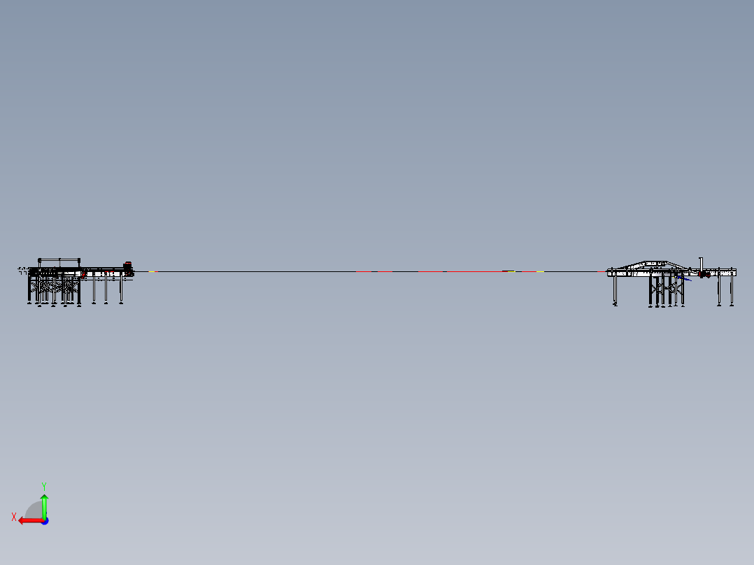 滚筒流水线(STP)右视图