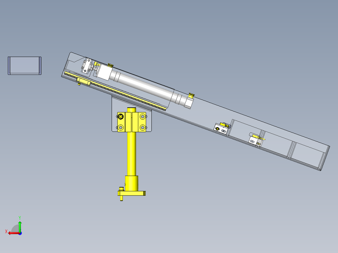 NG滑板机构后视图