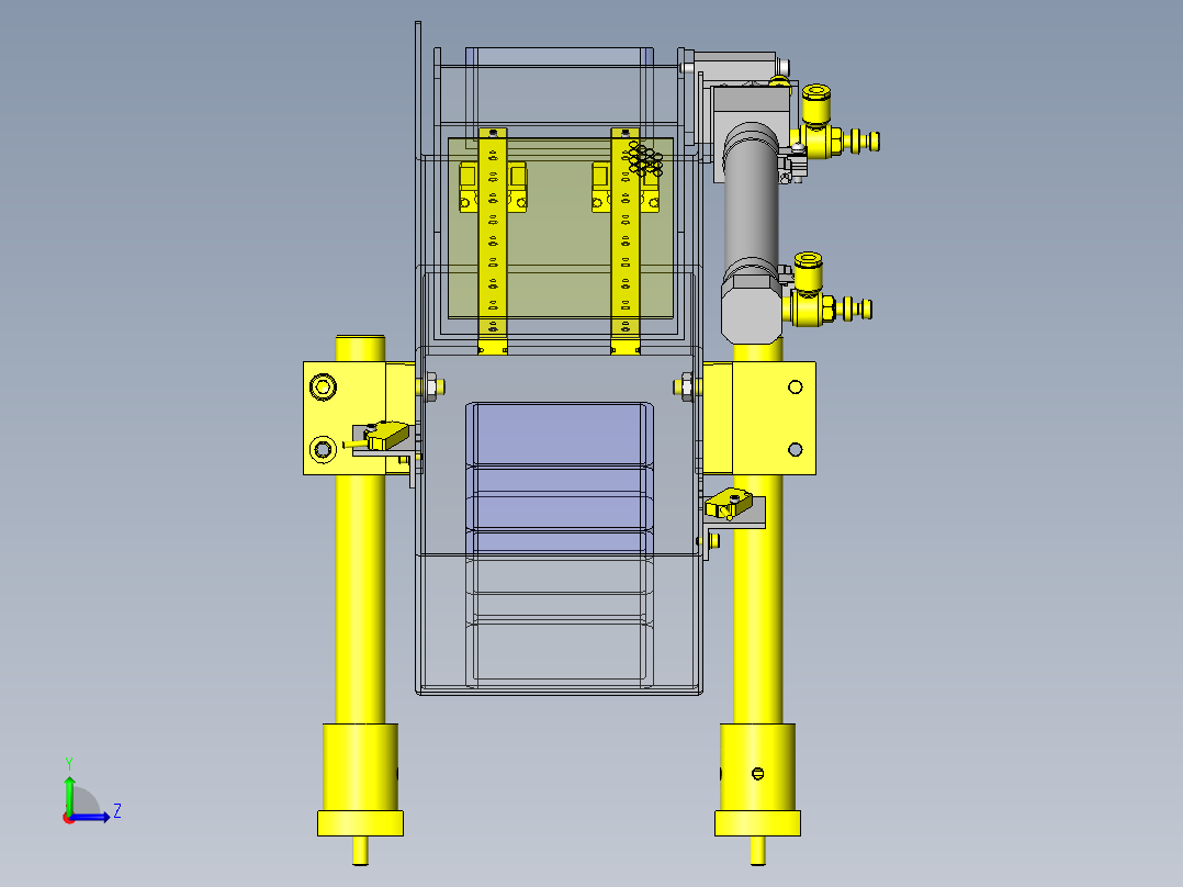 NG滑板机构左视图