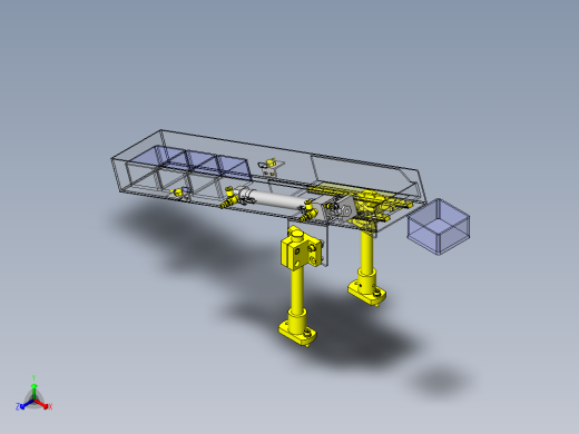 NG滑板机构正等轴测缩略图