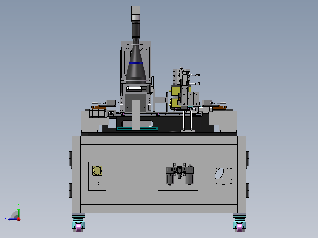 手机外观尺寸检测设备sw17可编辑右视图