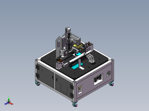 手机外观尺寸检测设备sw17可编辑正等轴测缩略图