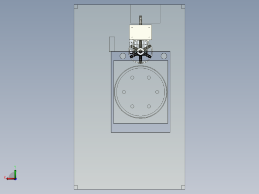 轮毂压铸放网机sw2020可编辑后视缩略图