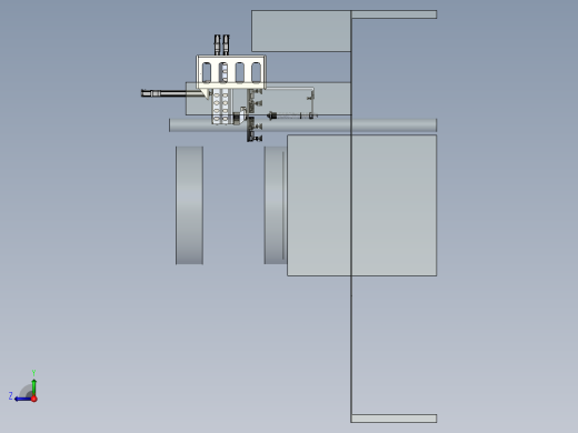 轮毂压铸放网机sw2020可编辑右视缩略图
