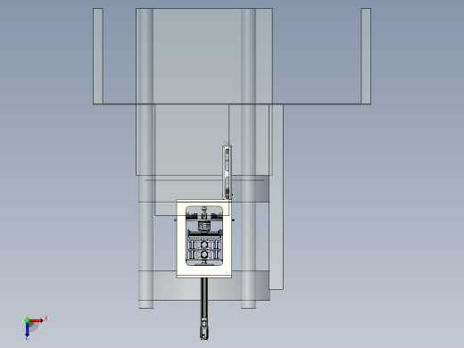 轮毂压铸放网机sw2020可编辑俯视缩略图