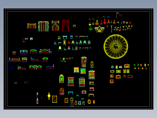 室内装修CAD图库02