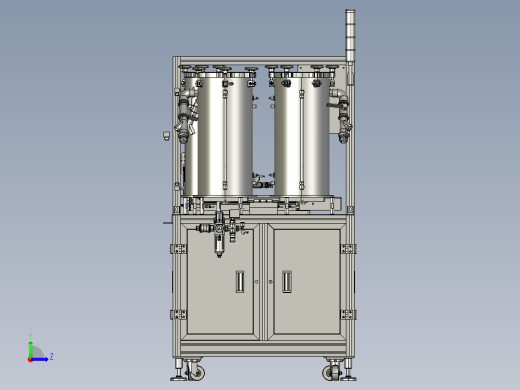 蓄电池封盖自动点胶机3D模型左视缩略图