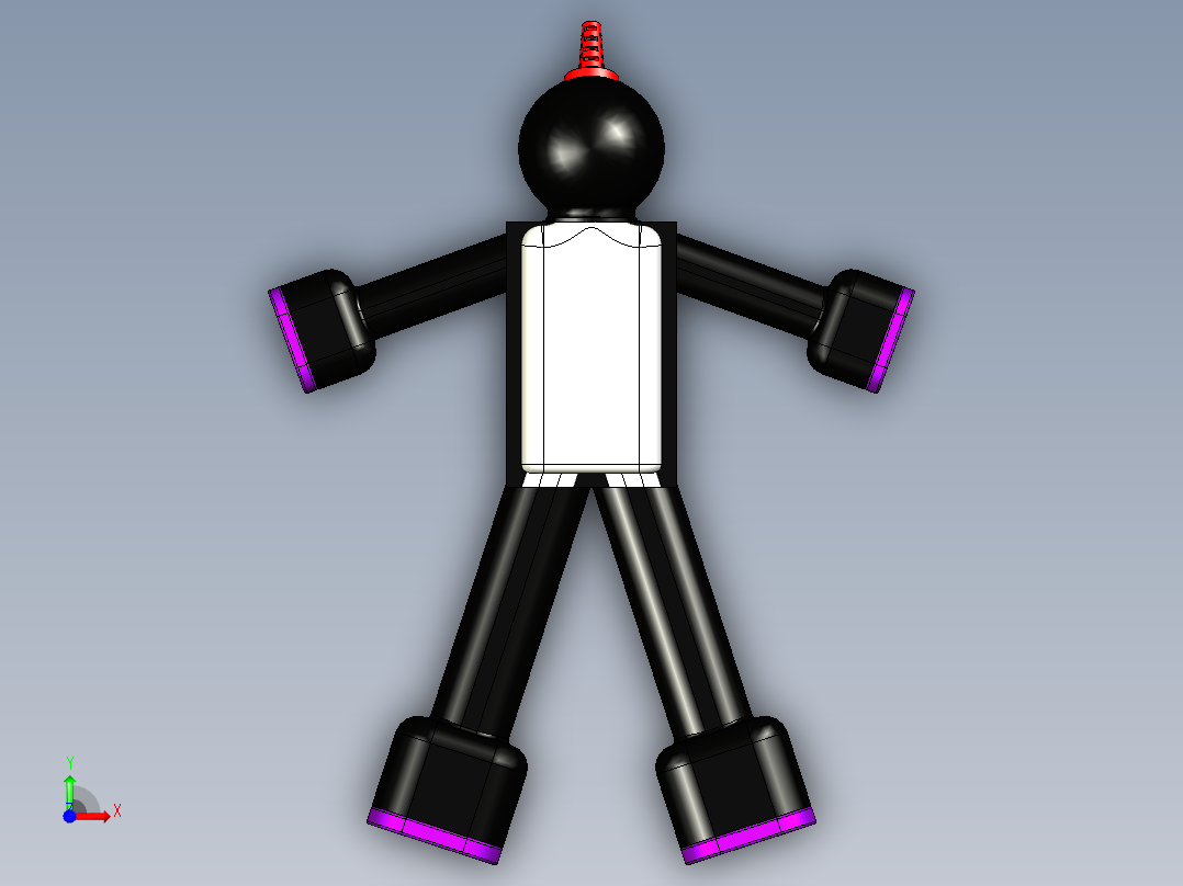 免费的USB集成器前视图