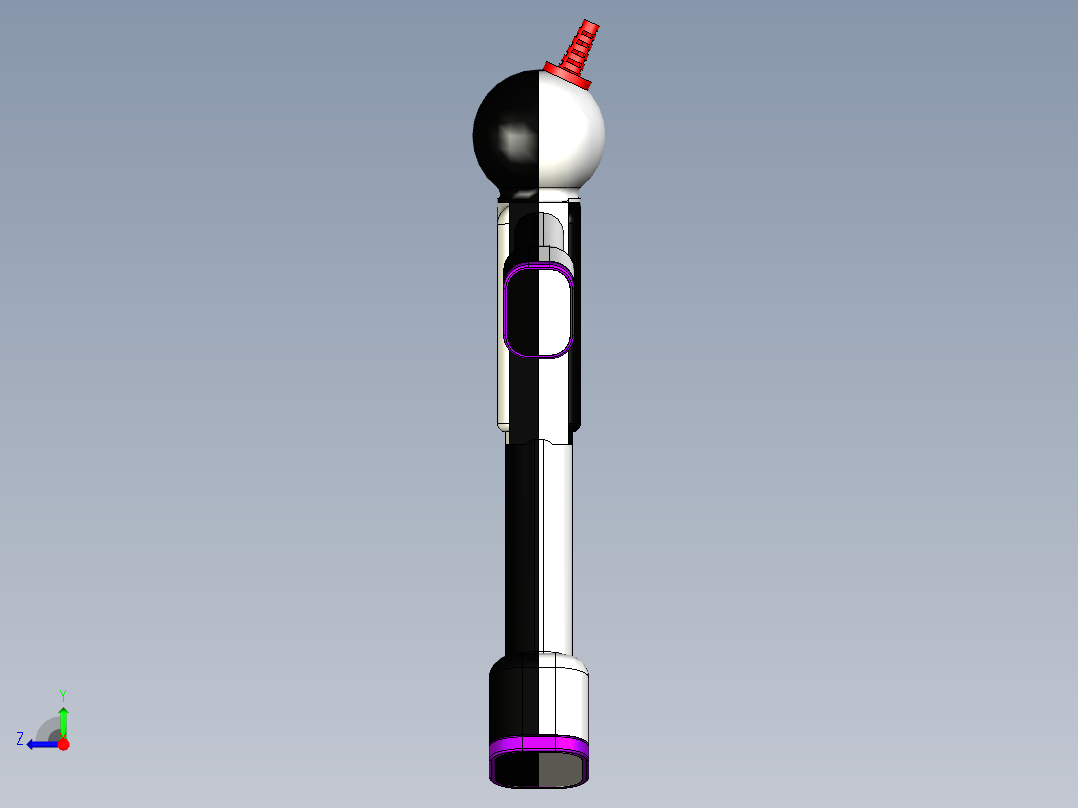 免费的USB集成器右视图