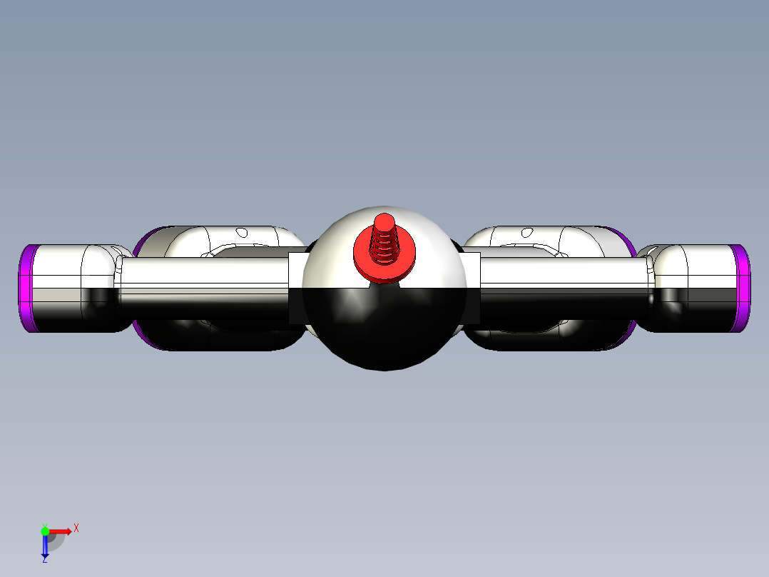 免费的USB集成器俯视图
