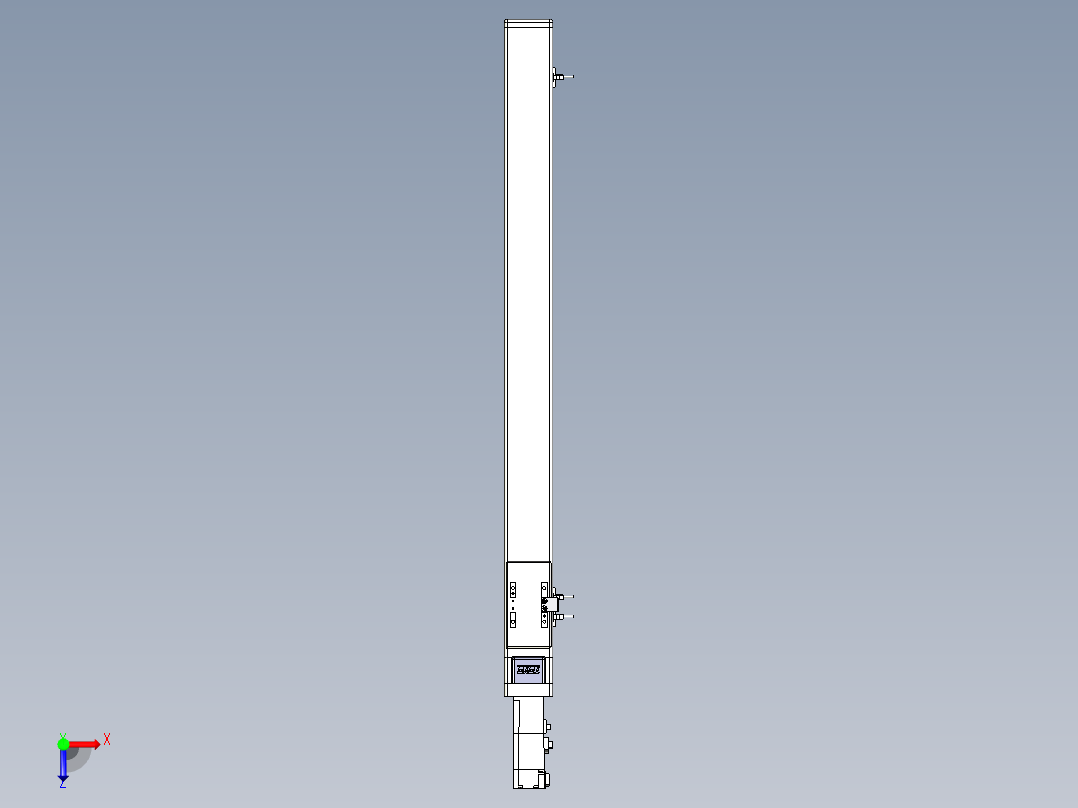 Toyo东佑达直线模组-ETH6M-BC-700-M10B俯视图