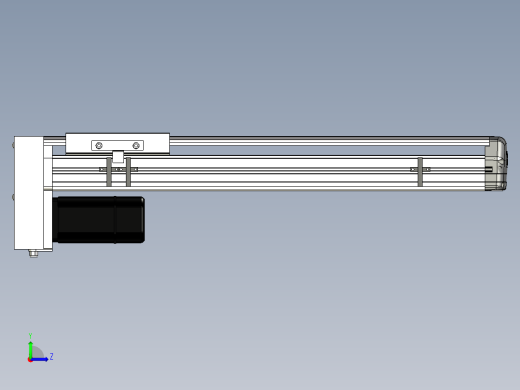 Toyo东佑达直线模组-ETH14-400-BM-400W左视缩略图