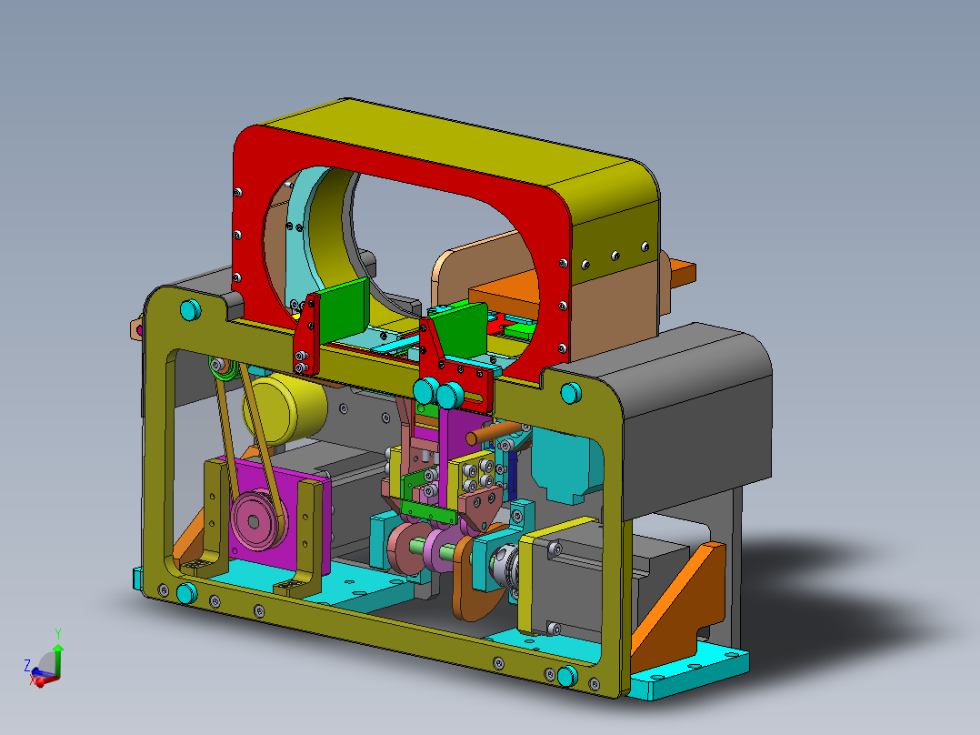 H554 全自动扎把机主视图