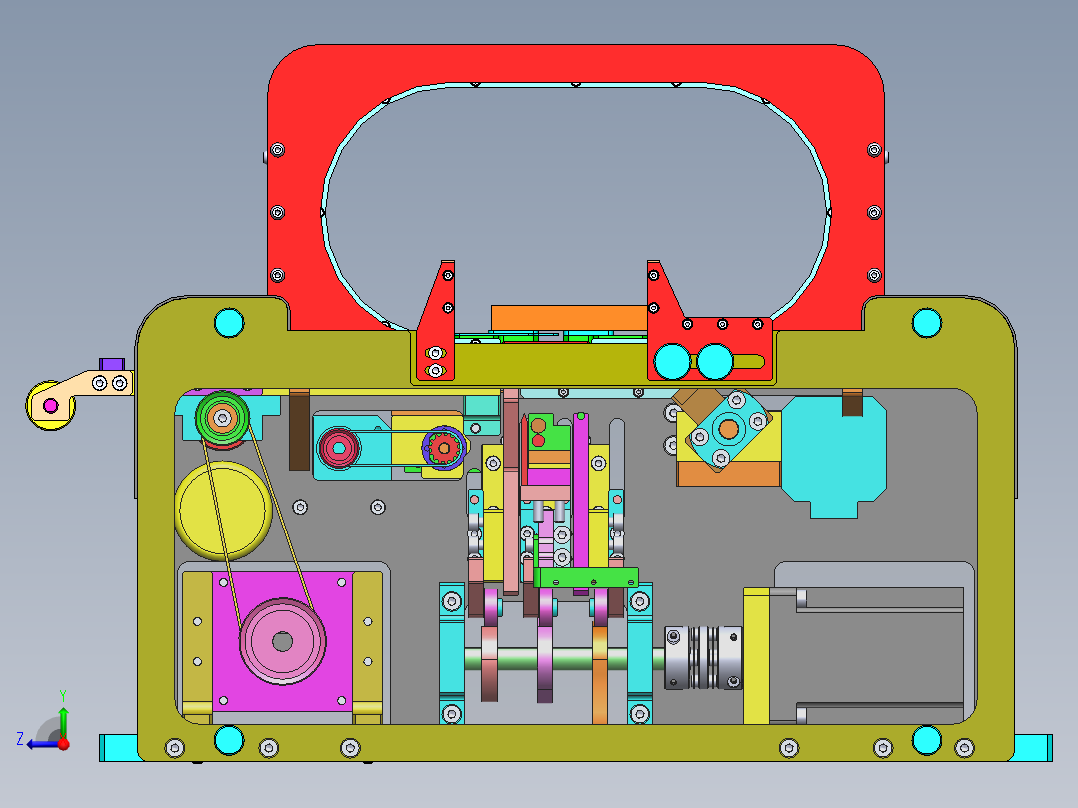 H554 全自动扎把机右视图