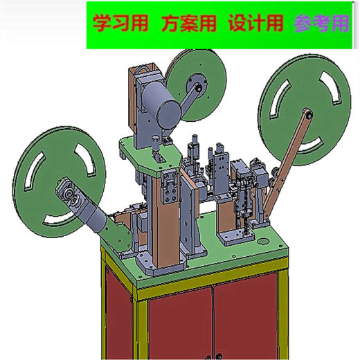 自动化IC测试热封膜机3D图纸 机械设计参考资料设计素材缩略图