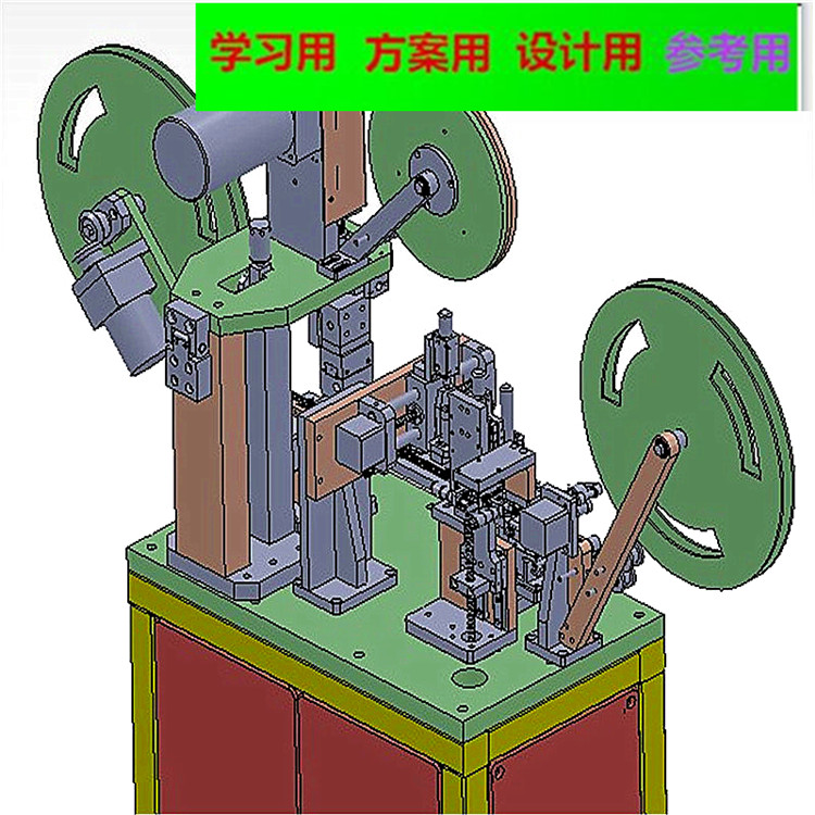 自动化IC测试热封膜机3D图纸 机械设计参考资料设计素材