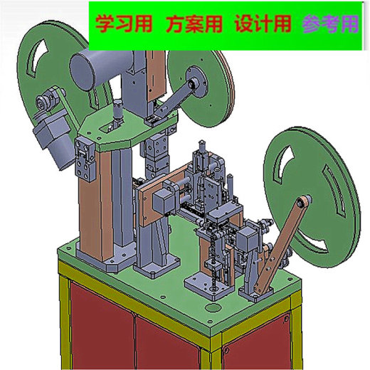 自动化IC测试热封膜机3D图纸 机械设计参考资料设计素材缩略图