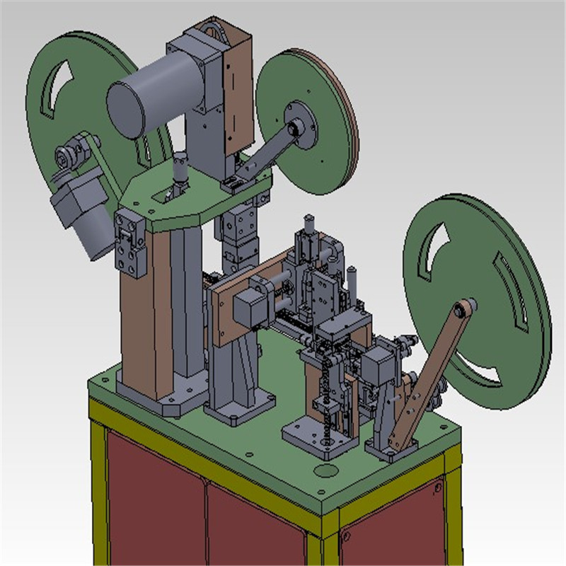 自动化IC测试热封膜机3D图纸 机械设计参考资料设计素材