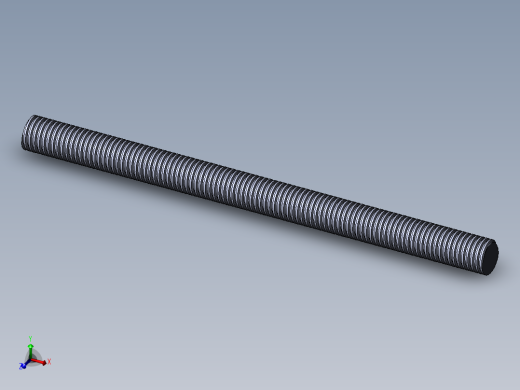 公制 （ISO） 梯形螺钉-TR14x2x200.SLDPRT