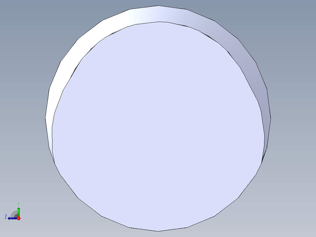 公制 （ISO） 梯形螺钉-TR14x2x200.SLDPRT右视图
