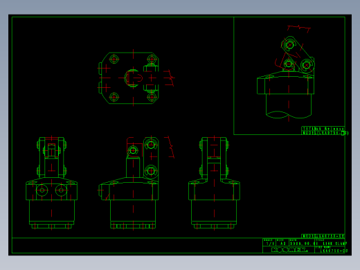 KOSMEKLKA0750-CC_rev1多系列多零件图纸模型