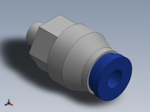 Ø4 x M5 - CONEXÃO RETA (C02250405)