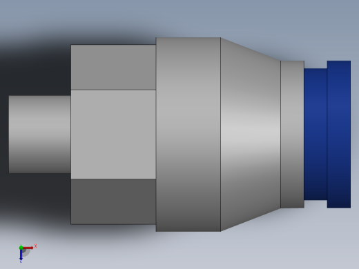 Ø4 x M5 - CONEXÃO RETA (C02250405)俯视缩略图