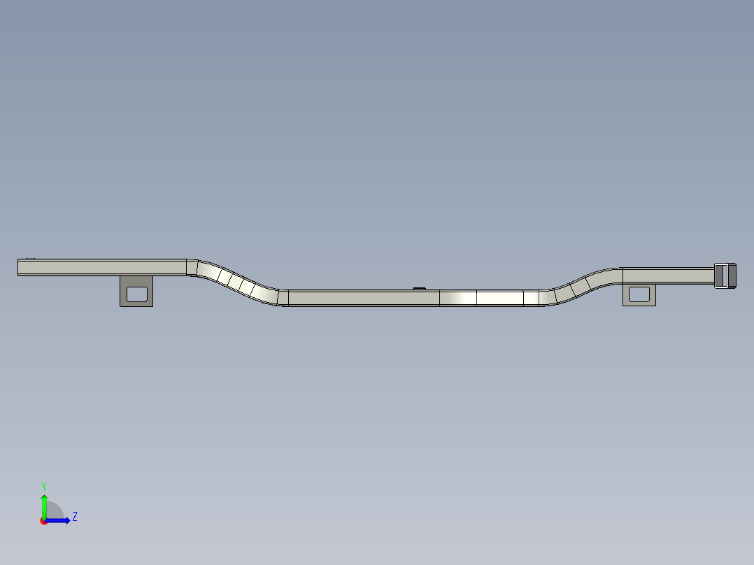 车底盘 (7)左视图