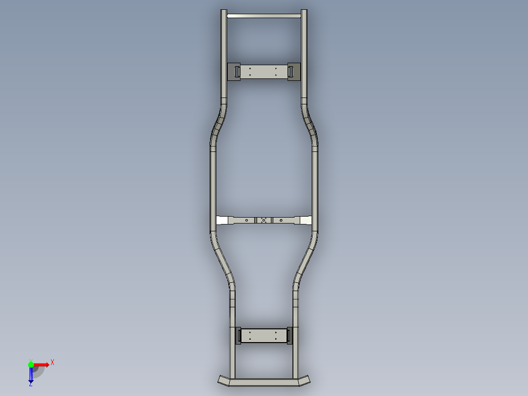 车底盘 (7)俯视图