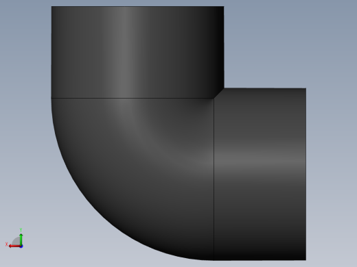 PVC管件-2in_Elbow左视缩略图