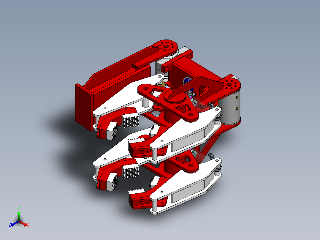 机械爪 3D图纸 (8)正等轴测图
