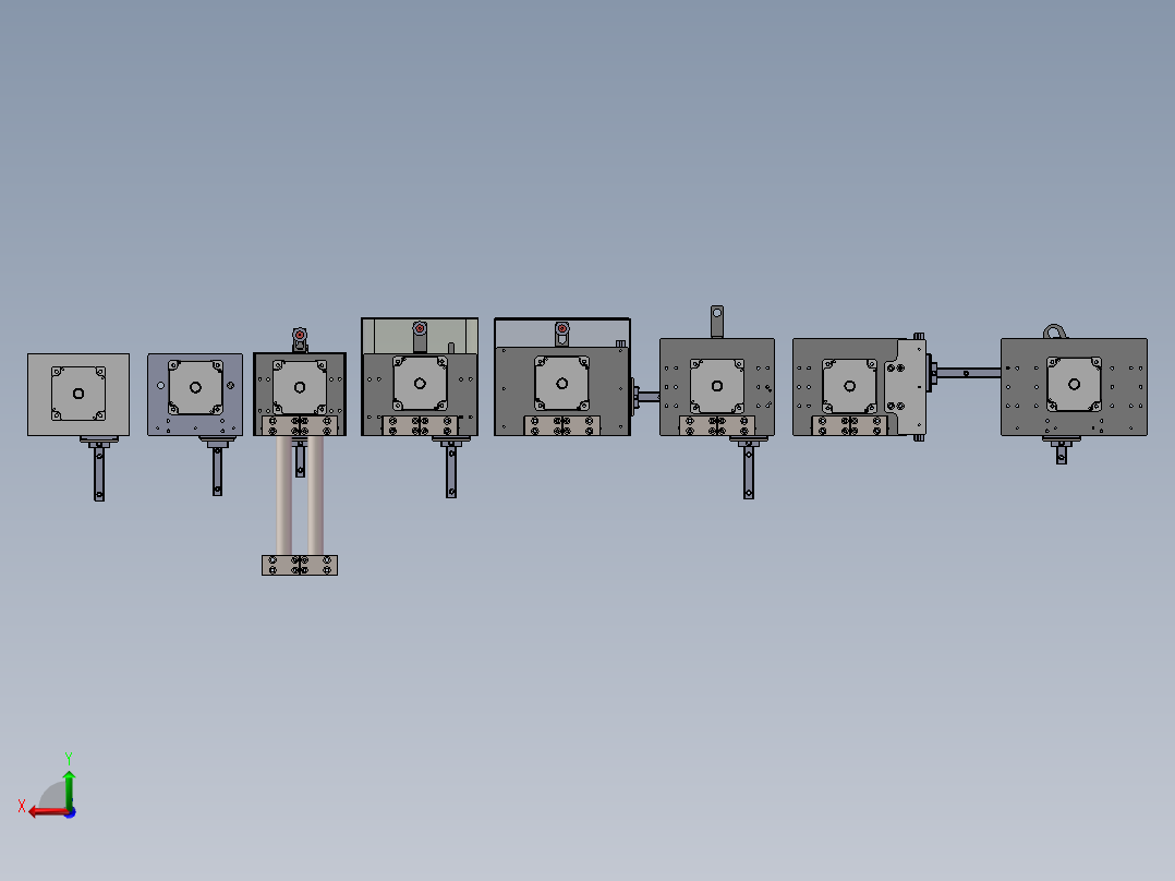 极致简易款PPU机构100行程后视图