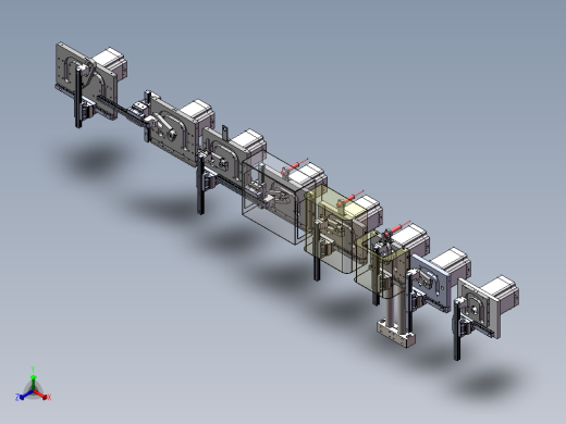 极致简易款PPU机构100行程正等轴测缩略图