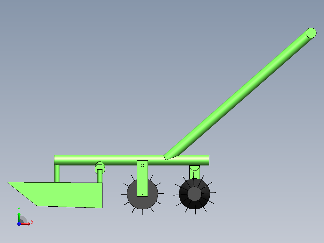 康诺维德水稻除草机前视图